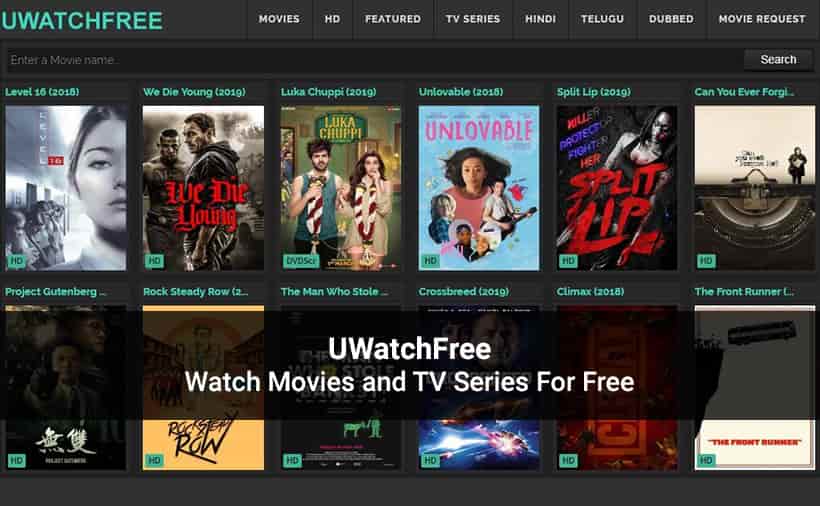 UWatchFree 2021 – UWatchfree Movies and TV-Series Watch Online Free download Movies Illegal Website